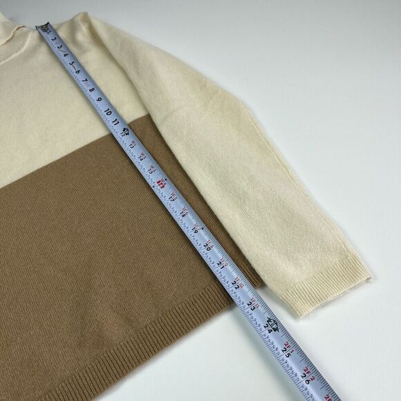 Garnet Hill 100% Cashmere Turtleneck Sweater XS Neutral Capsule quiet luxury - Picture 7 of 10